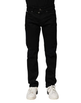 Dolce & Gabbana Black Cotton Skinny Denim Jeans